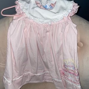 Birthday dress with diaper cover